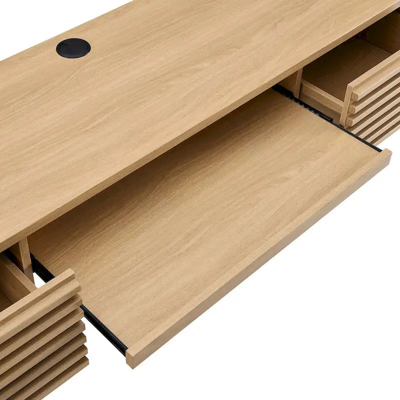 Bureau mural en bois