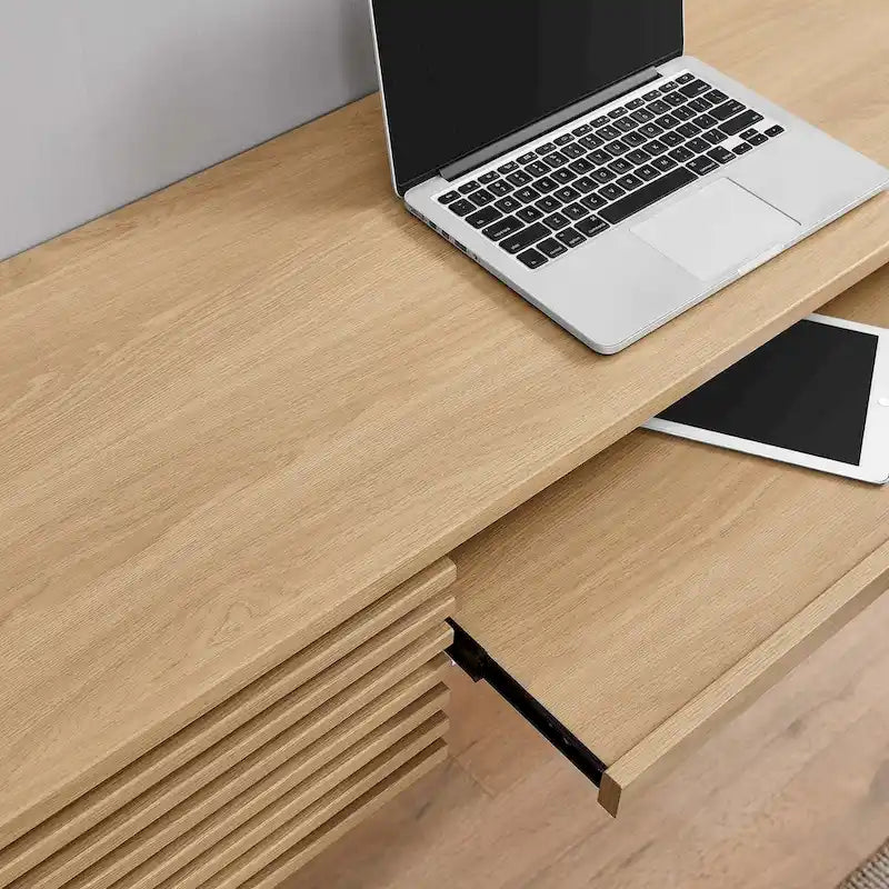Bureau mural en bois