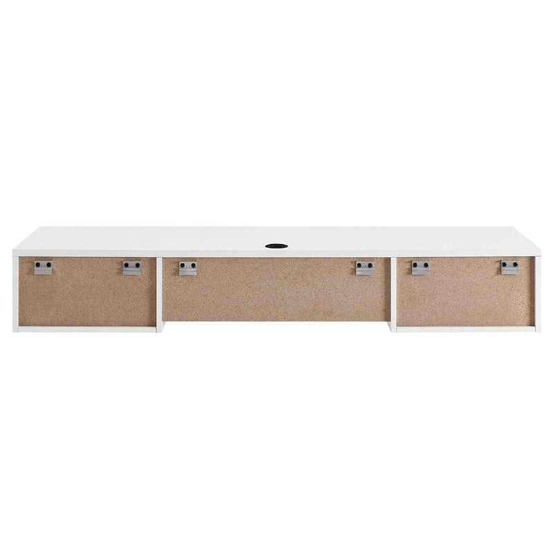 Bureau mural en bois