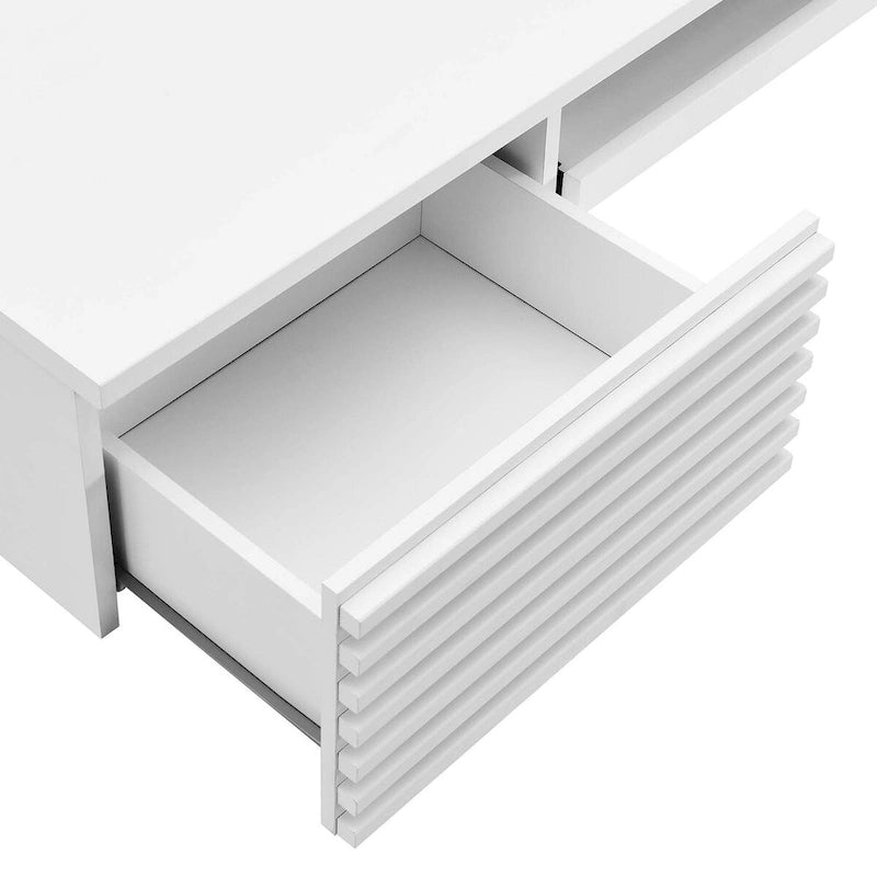 Bureau mural en bois