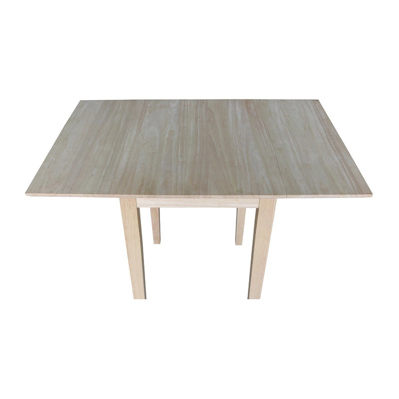 Petite table à manger de style Shaker à abattants