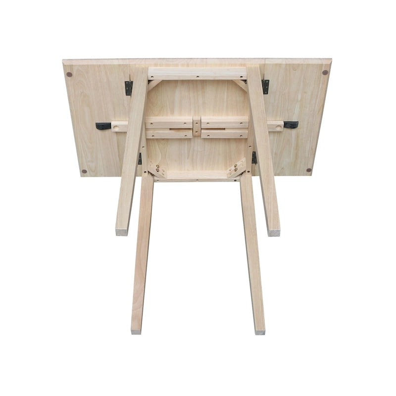 Petite table à manger de style Shaker à abattants