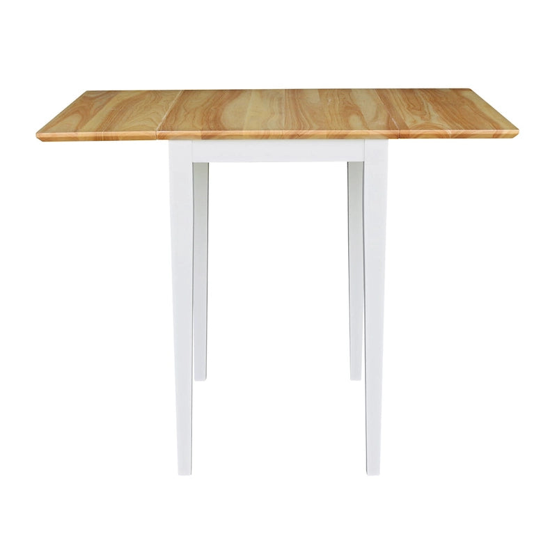 Petite table à manger de style Shaker à abattants