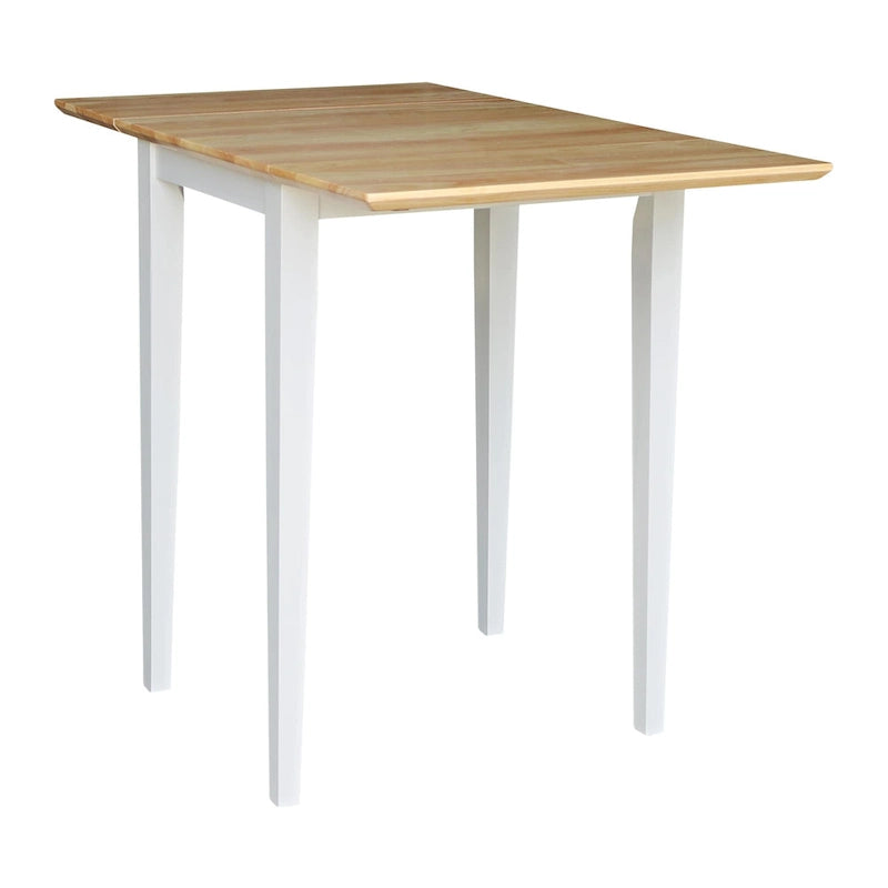 Petite table à manger de style Shaker à abattants