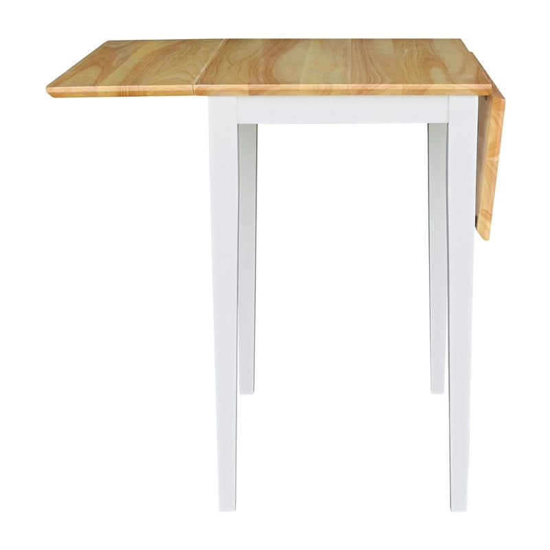 Petite table à manger de style Shaker à abattants