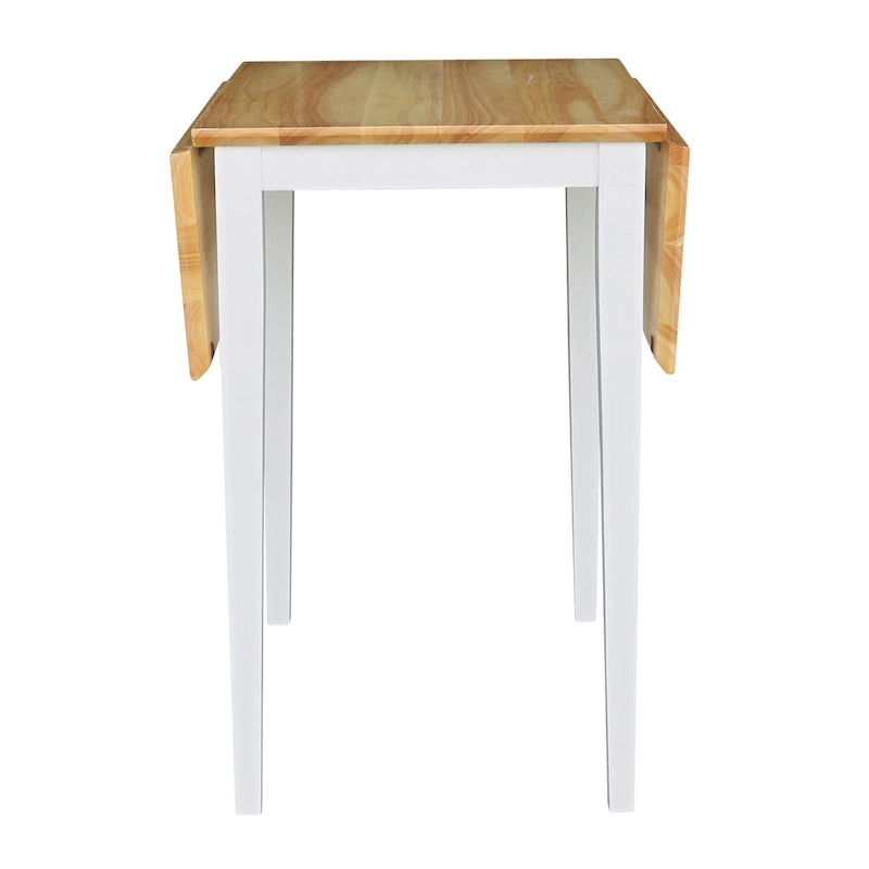 Petite table à manger de style Shaker à abattants