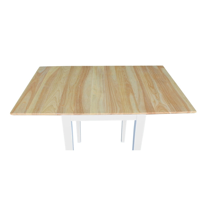 Petite table à manger de style Shaker à abattants