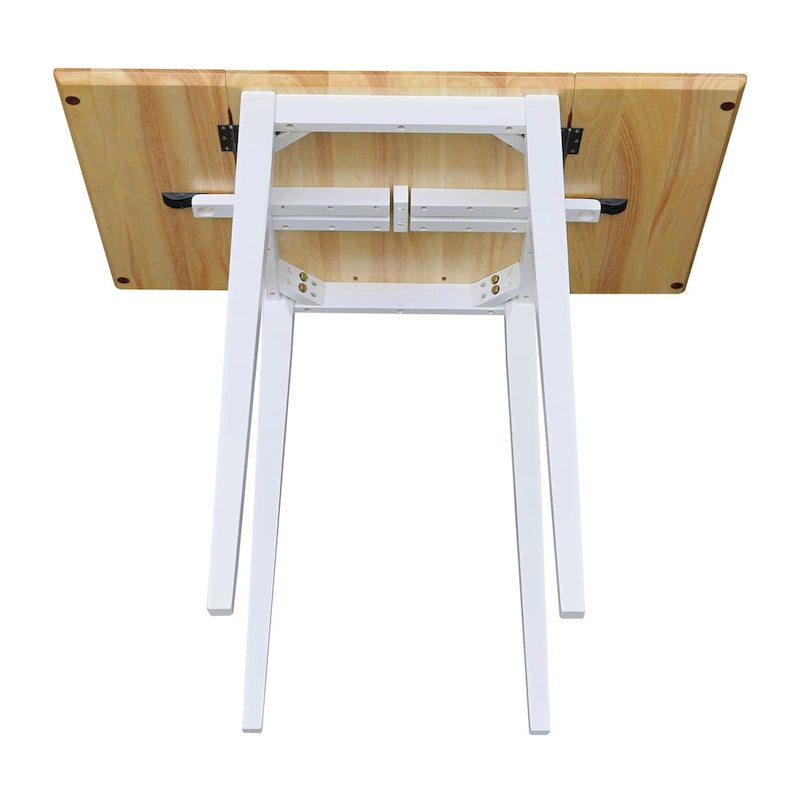 Petite table à manger de style Shaker à abattants